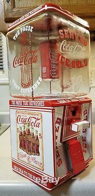 Northwestern Coca Cola Coke Coin Gumball Candy Peanut Vending Machine / Sign