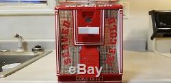 Northwestern Coca Cola Coke Coin Gumball Candy Peanut Vending Machine / Sign