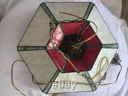 Nostalgic Coca-Cola Stained Glass Hanging Lamp