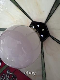 Nostalgic Coca-Cola Stained Glass Hanging Lamp