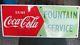 OLD Coca Cola Porcelain Arrow Sign