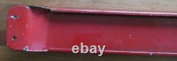 ORIGINAL 1951 Coca Cola Porcelain Door Push Bar Advertising Sign