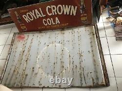 ORIGINAL PORCELAIN ADVERTISING SODA POP SIGN COCA COLA FOUNTAIN SERVICE ships