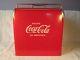 OUTSTANDING VINTAGE 1950's COCA COLA SODA POP ACTON PICNIC COOLER EMBROSSED SIGN