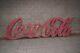 Old Coca Cola script letters neon sign. See my other porcelain auctions Syracuse