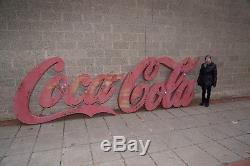Old Coca Cola script neon sign. See my other porcelain signs Syracuse New York