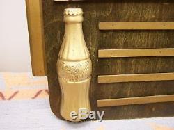 Old Kay Coca Cola Menu Board 1923 Metal Bottle & Wreath Top Soda Fountain Diner