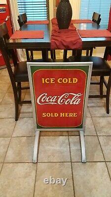 Old Original Early Coca-cola Curb Signs