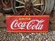 Old Vintage Original Coca-cola Advertising Soda Sign Authentic Soft Drink Pop