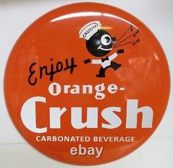 Orange Crush 18 Round Coca-Cola Button