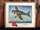 Orig. 1943 COCA-COLA SIGN + hang cord Military U. S. Army Plane VULTEE TRAINER