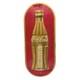 Original 1938 Coca Cola Coke Embossed Bottle Painted Metal Thermometer Sign
