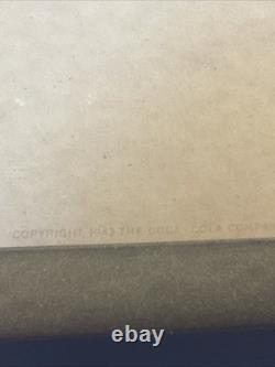 Original 1943 Coca-Cola WW 2 Republic P-47 U. S. ArmyThunderbolt Advertising Sign