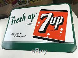 Original 1948 7Up Porcelain Sign Not Pepsi, Coke, Orange Crush, Nesbitt's