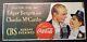Original 1949 Edgar Bergen/Charlie McCarthy Coca-Cola CBS Sign Never Used Rare