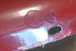 Original 1950/60s Coca Cola 24 Diameter Red Metal Button Sign With Coke Bottle