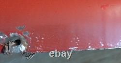 Original 1950/60s Coca Cola 24 Diameter Red Metal Button Sign With Coke Bottle