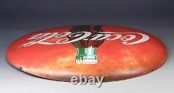 Original 1956 Coca-Cola Painted Tin 24 Button Soda Pop Advertising Sign