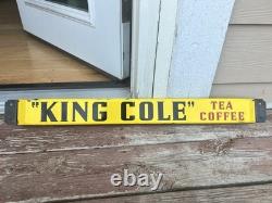 Original 1965 Enjoy Coca-Cola Sign 10.25 x 47 Soda Original 1965 Enjoy Coca-Cola Sign 10.25 x 47 Soda