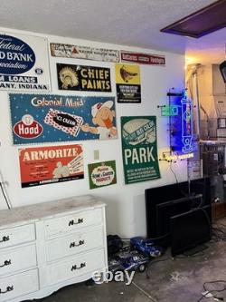 Original 1965 Enjoy Coca-Cola Sign 10.25 x 47 Soda