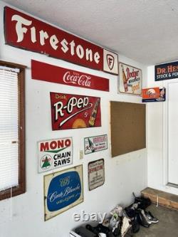 Original 1965 Enjoy Coca-Cola Sign 10.25 x 47 Soda