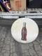 Original 24 Coca-Cola Bottle Porcelain Button Sign True Barn Find Patina