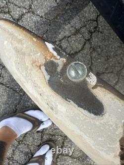 Original 24 Coca-Cola Bottle Porcelain Button Sign True Barn Find Patina