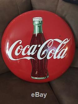 Original 24 Coke Button Sign