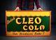 Original Cleo Cola General Store Tin Sign Soda Pop NO RESERVE