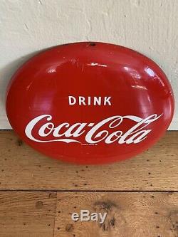 Original Coca Cola 12 Inch Button Sign