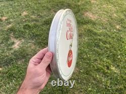 Original Coca Cola Coke 12 Dial Thermometer Sign Glass Cover CLEAN