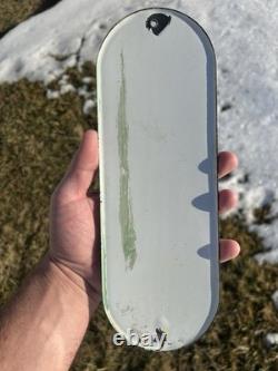 Original Coca Cola Coke Porcelain Door Push Sign