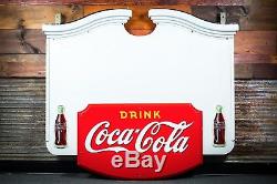 Original Coca Cola Porcelain Colonial Sign 1941 MINT CONDITION