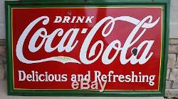 Original Coca-Cola Single-sided Porcelain Sign