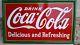 Original Coca-Cola Single-sided Porcelain Sign