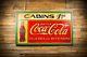 Original Coca Cola Tin Sign 1932- WOW