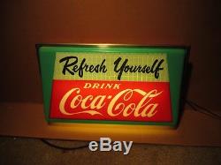 Original Coca Cola lighted sign NO Reserve