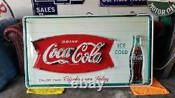 Original Coca Cola sign with new neon