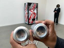 Original Damien Hirst Signed Coca-Cola & Diet Coke Cans from Gagosian Exhibition