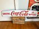 Original Nos 1950s Porcelain Coca Cola Soda Delivery Truck Advertising Sign Wow
