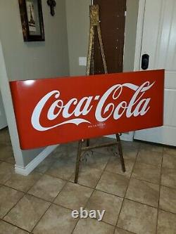 Original Porcelain Coca-Cola Advertising Sled Sign