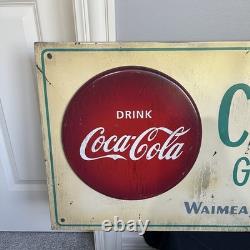 Original Steven Neill Distressed Vintage Hawaiiana Coca-Cola, Signed Waimea 2015