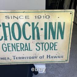 Original Steven Neill Distressed Vintage Hawaiiana Coca-Cola, Signed Waimea 2015