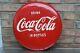 Original Vintage Coca Cola 16 Button Sign For Pilaster