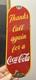 Original Vintage Coca-Cola Porcelain Door Push Plate