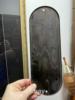 Original Vintage Coca-Cola Porcelain Door Push Plate