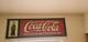 Originql Vintage Coca-Cola Drink Sign Delicious and Refreshing Display 37x12