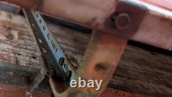 Outstanding Original 1950's Fishtail Coca Cola 6ft Porcelain Sled Sign