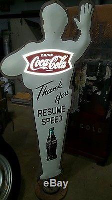 Policeman Sign-coca Cola-officer Friendly