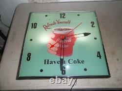 Pam style clock Have a Coke